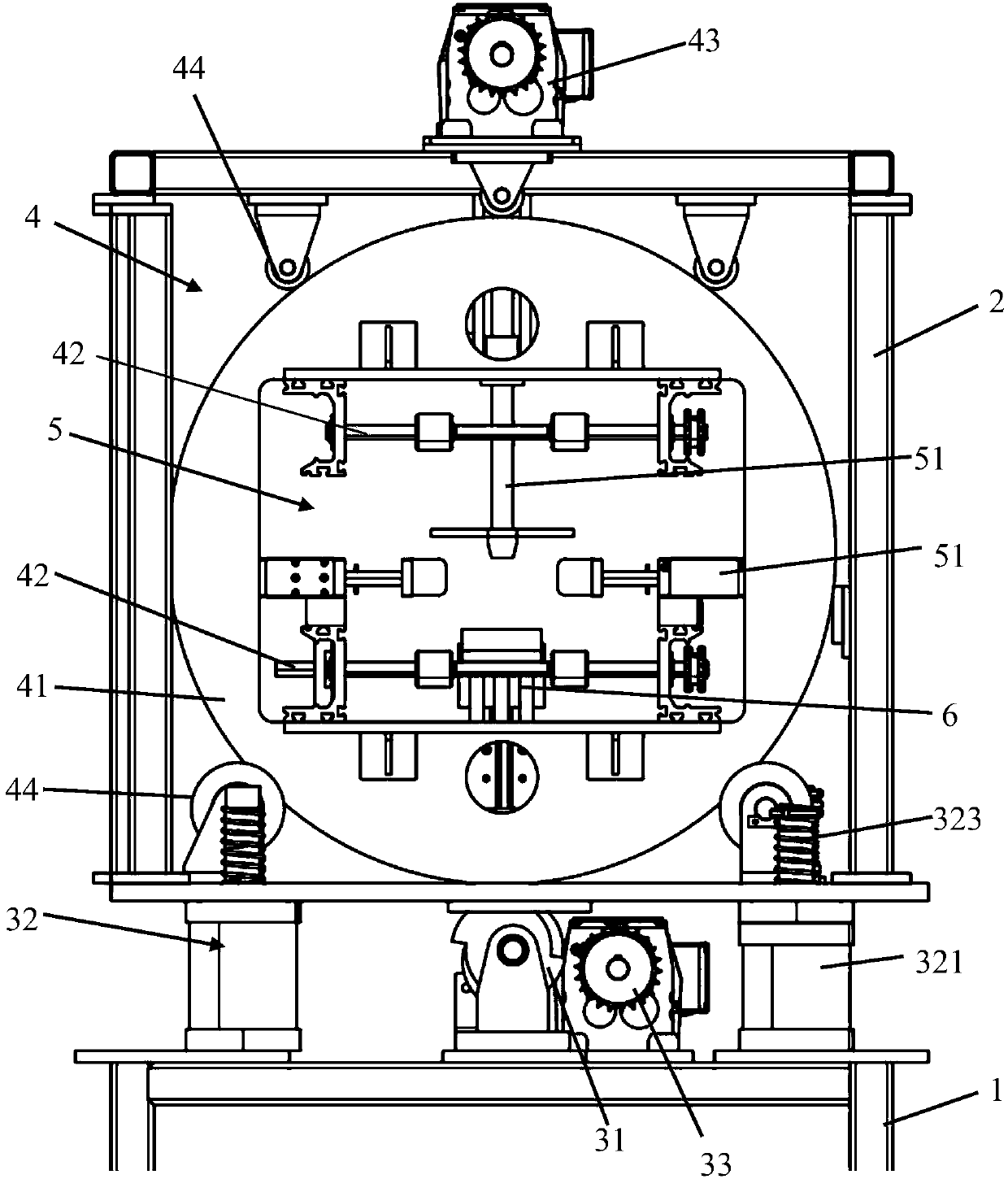 Automatic aluminium scrap removing device for cylinder cover finished product