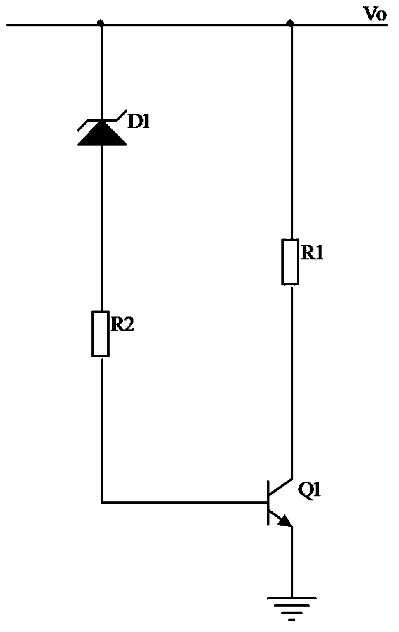 Dynamic dummy load with simple structure