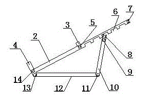 Folding book end