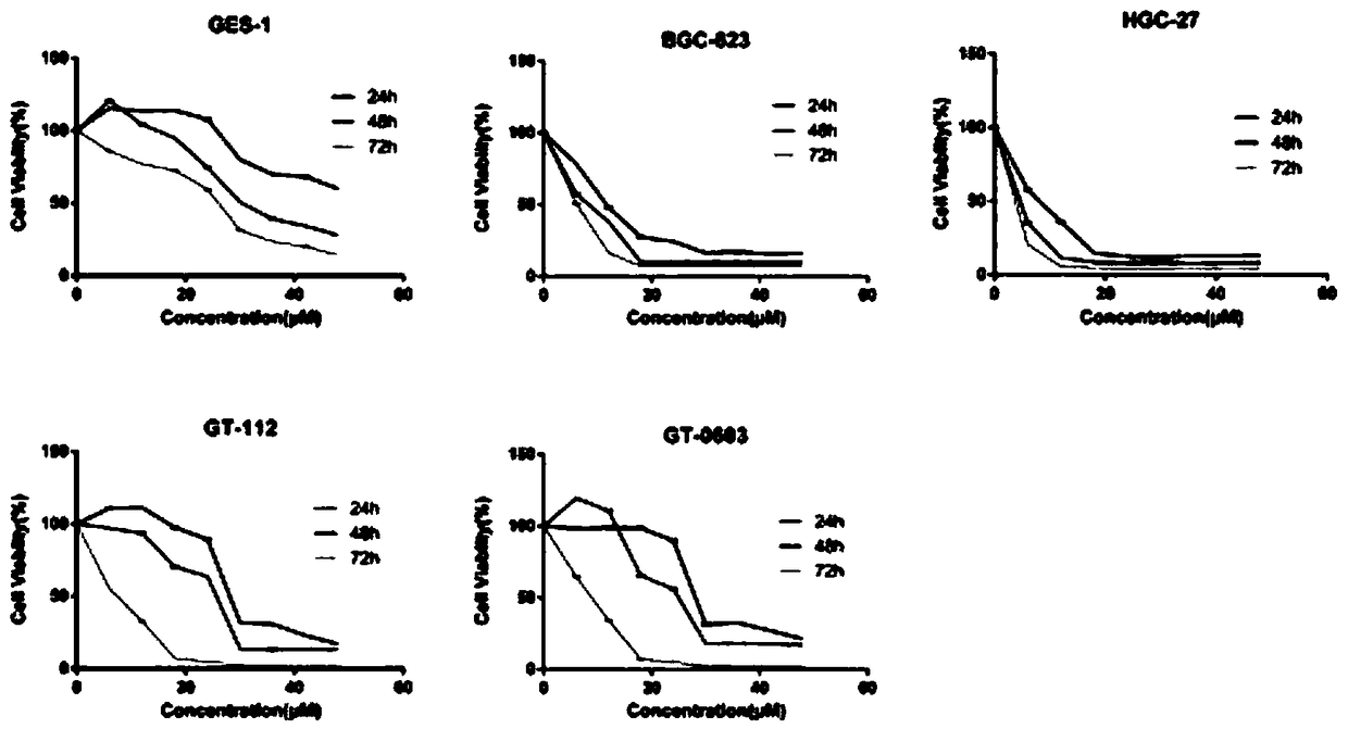 Novel cancer stem cell killing agent for gastric cancer and application thereof