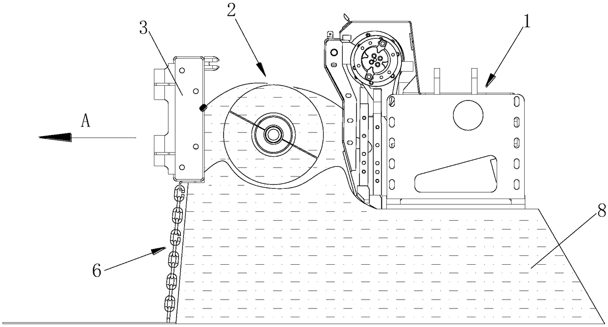 Anti-segregation device for paver