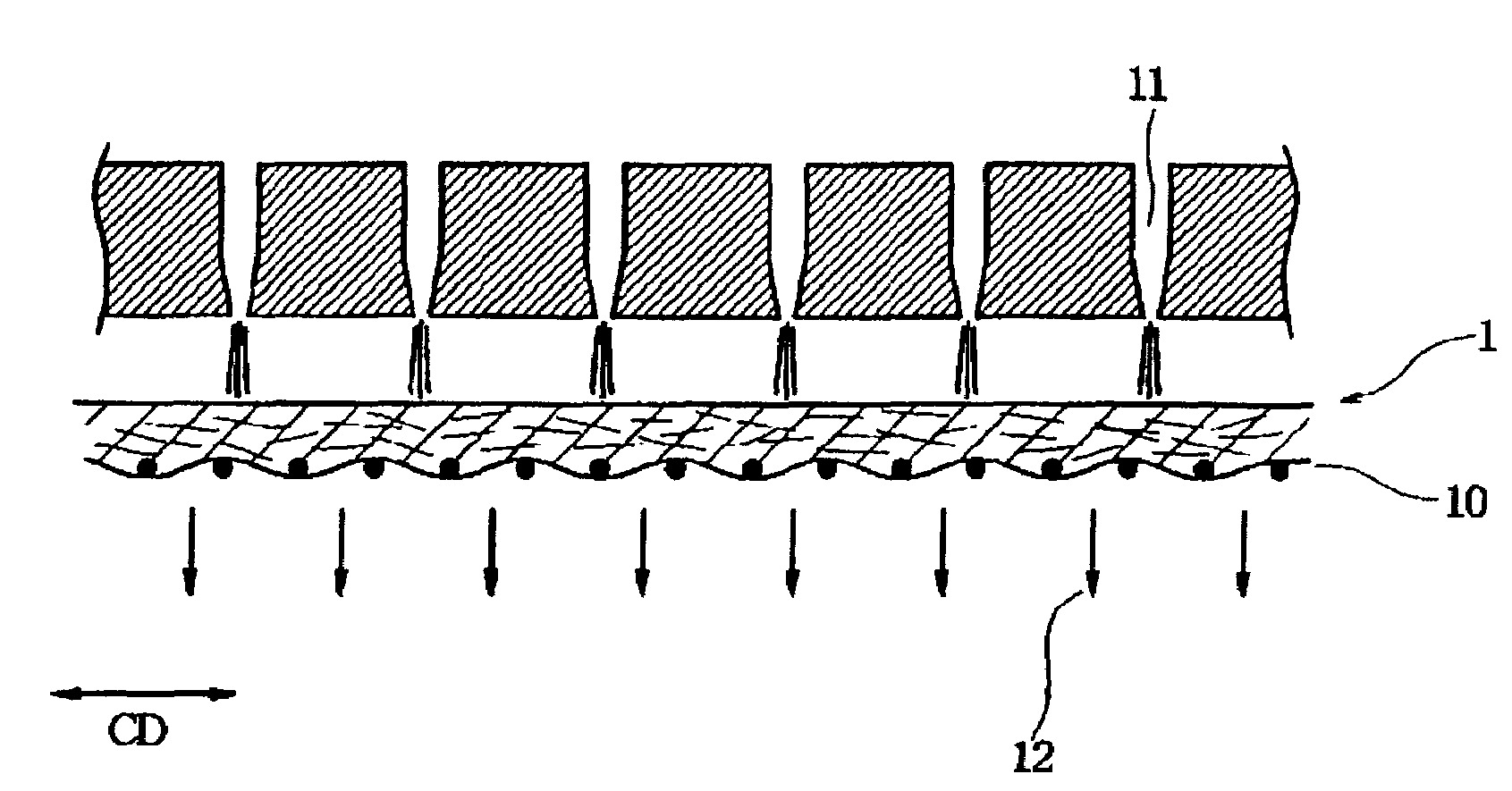Water-disintegratable sheet and manufacturing method thereof