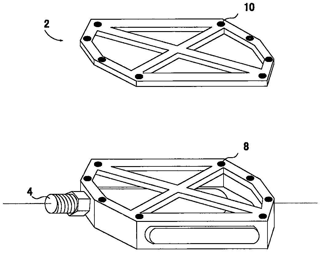 Manufacturing and using method of high-low-face eccentric pedal for travel, leisure and riding
