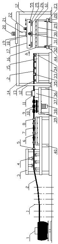 Prefabricated composite floor slab steel mesh framework production equipment and production process