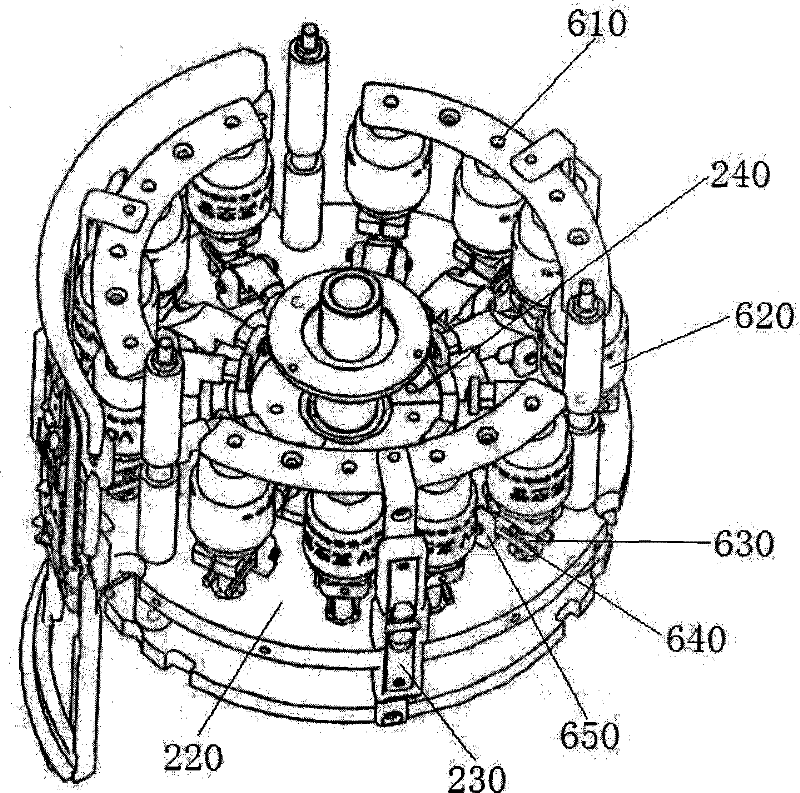 Vacuum tube group for replacing copper-tungsten contact group of on-load tap changer