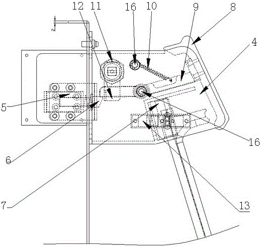 Gun locking device and gun locking and unlocking method based on long gun