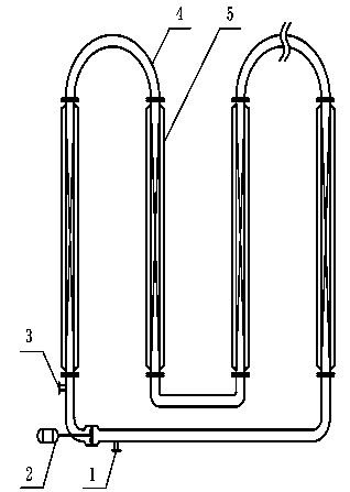 One group of double-turbulence loop reactor
