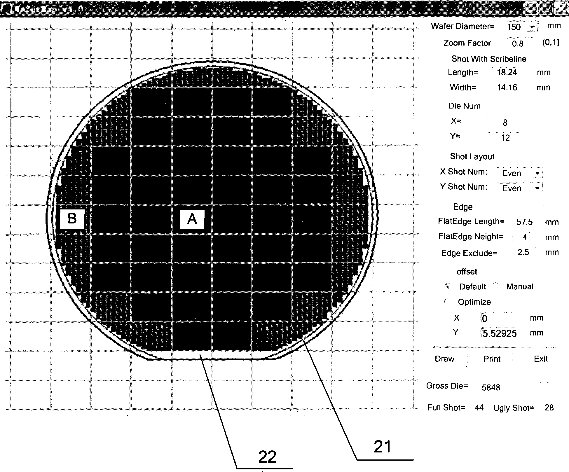 Method and device for optimizing chip layout of silicon slice