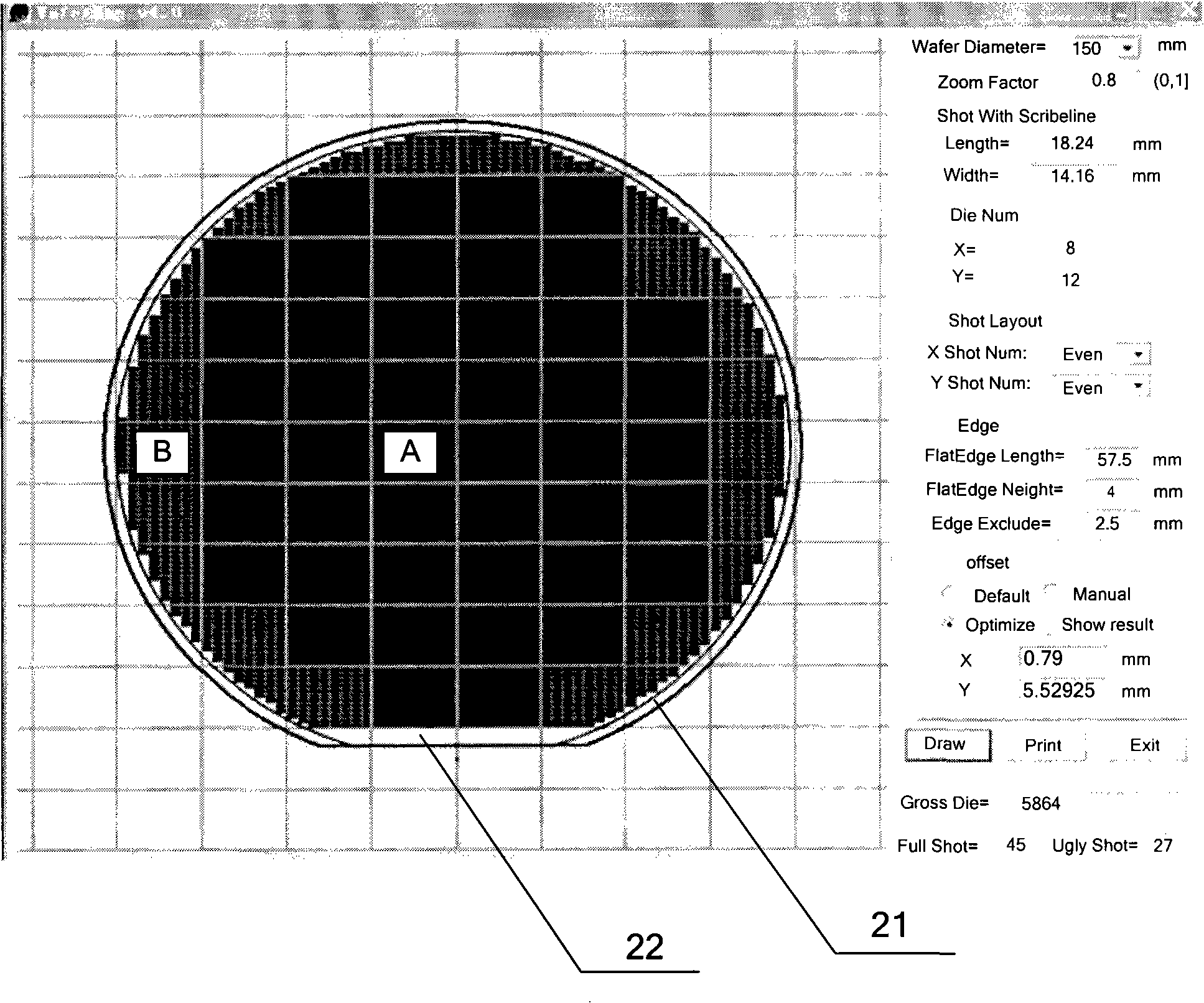 Method and device for optimizing chip layout of silicon slice