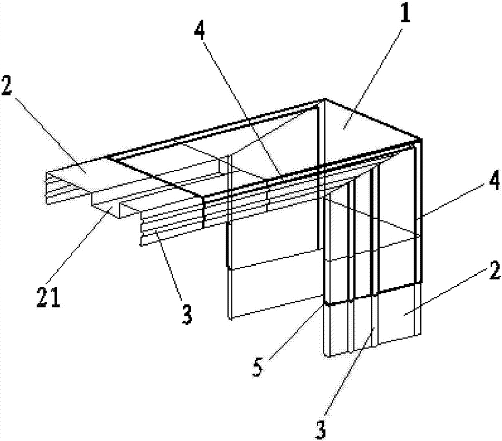 Connection joint and connection structure of light-weight wallboard frame