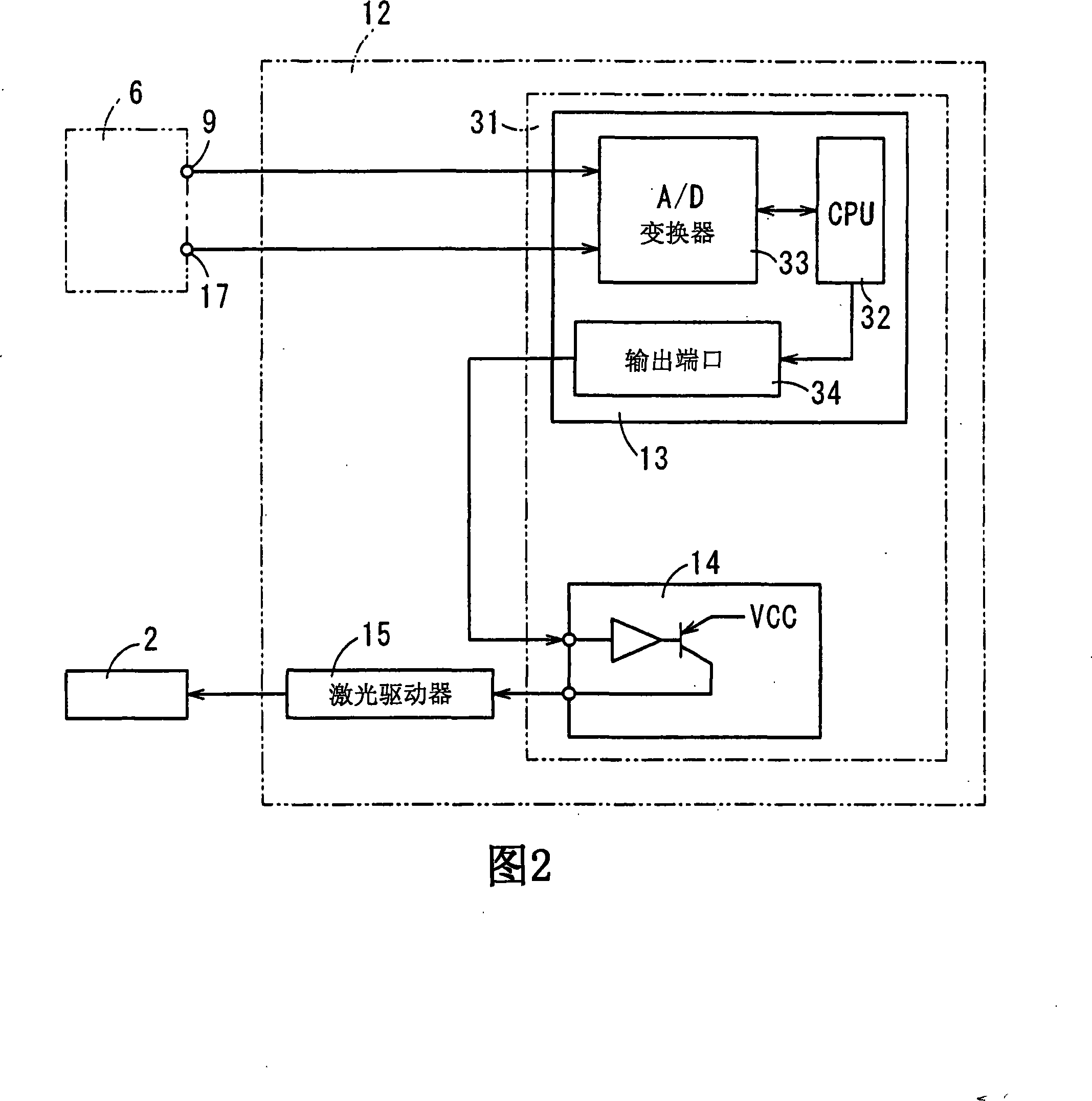 Front monitor apparatus, and optical pickup apparatus and information recording and reproducing apparatus provided with the same