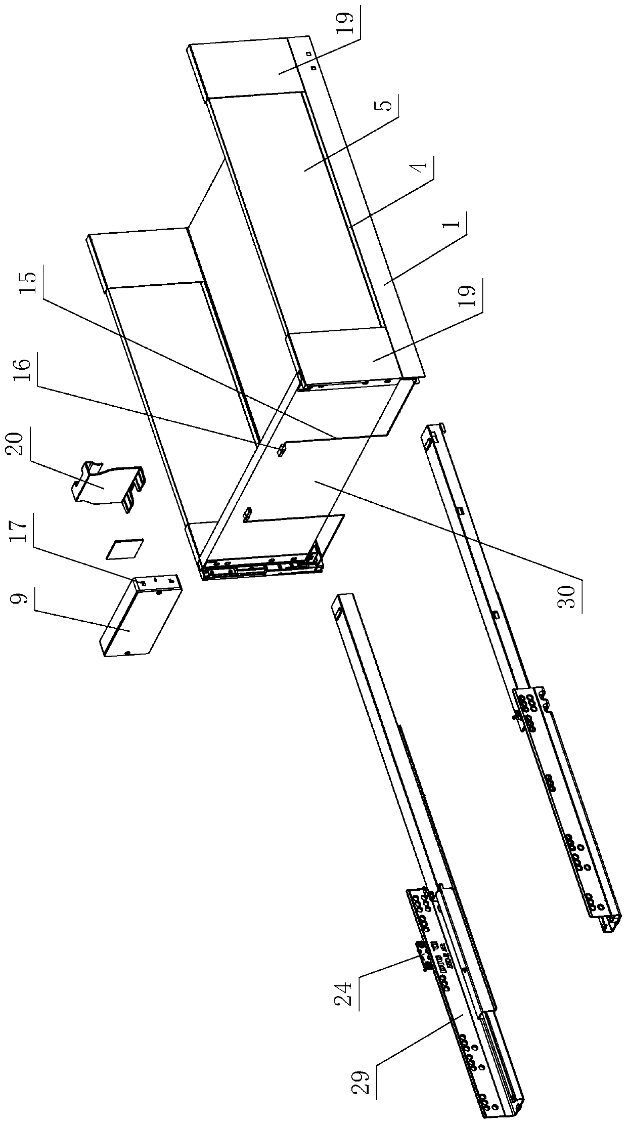 Integrated optimization lighting structure for furniture