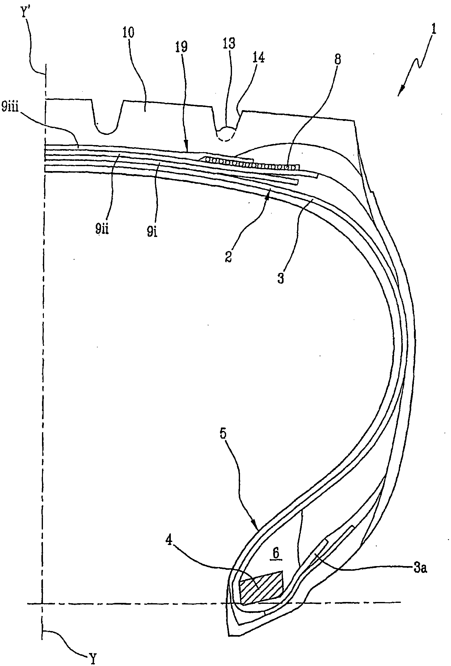 Heavy-load vehicle tire