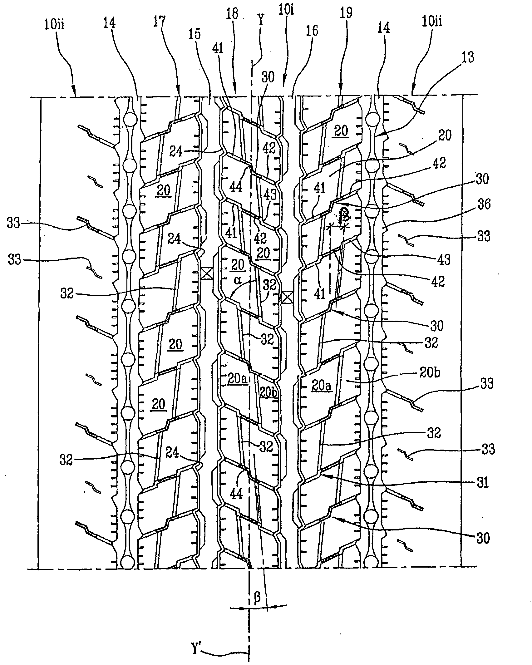 Heavy-load vehicle tire