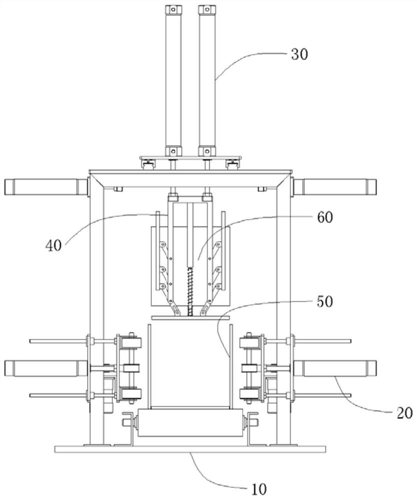 Auxiliary device for welding inner web on box type steel column