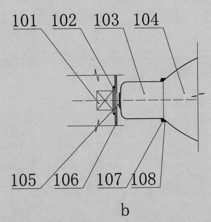 Separation and combination device for realizing material turnover or adding and removing caps and method of use thereof