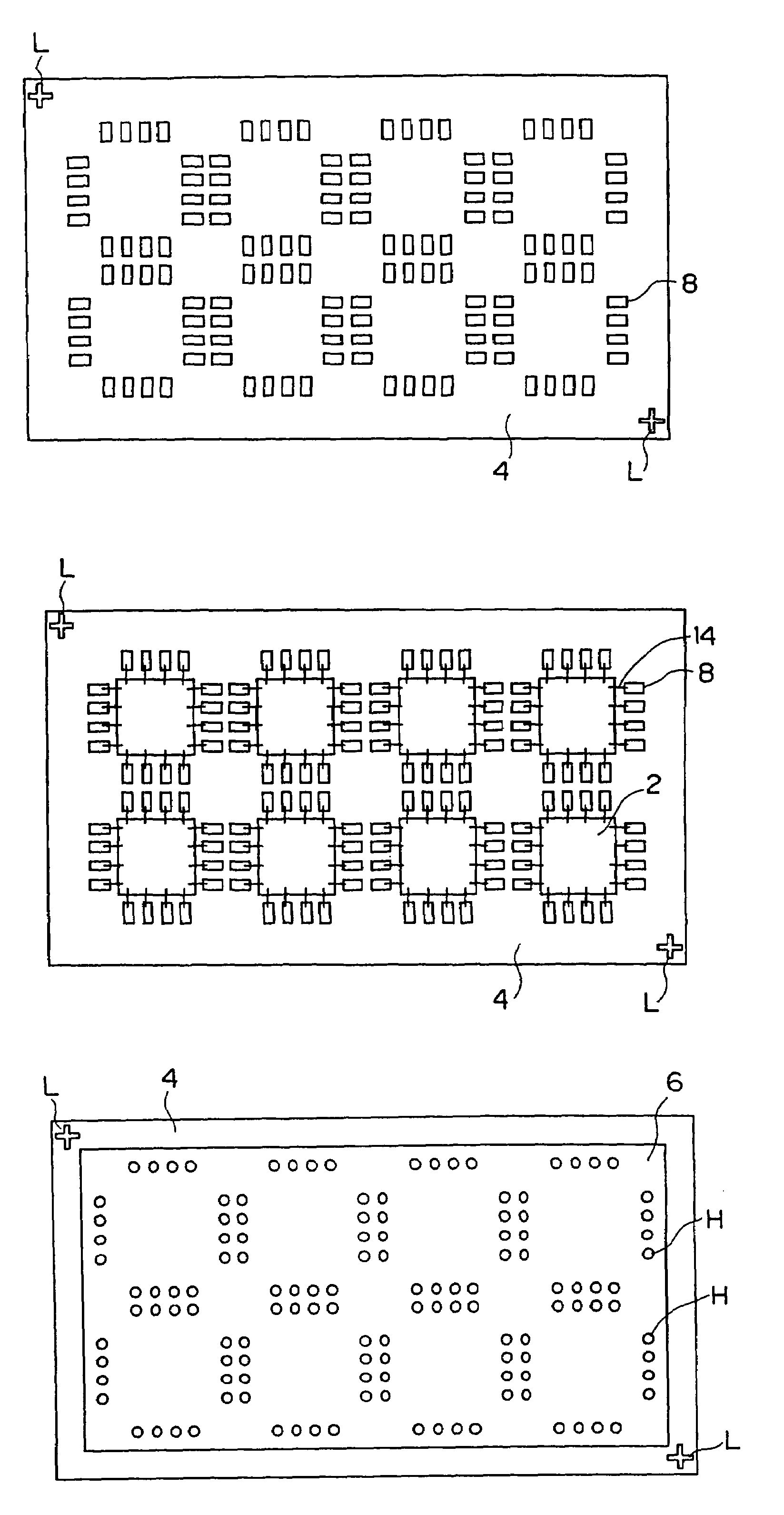 Semiconductor package for three-dimensional mounting, fabrication method thereof, and semiconductor device