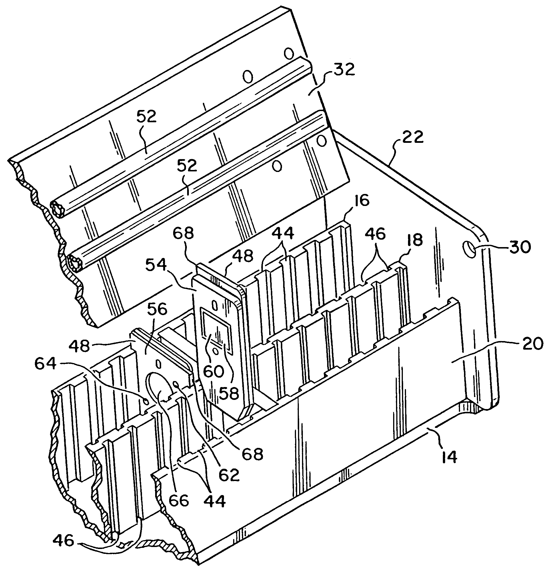 Methods for mixing fluid in a rotating container