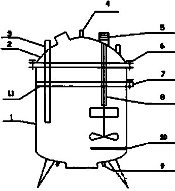 Method for producing methane by carrying out co-digestion on pig manure and tea-oil tree shell