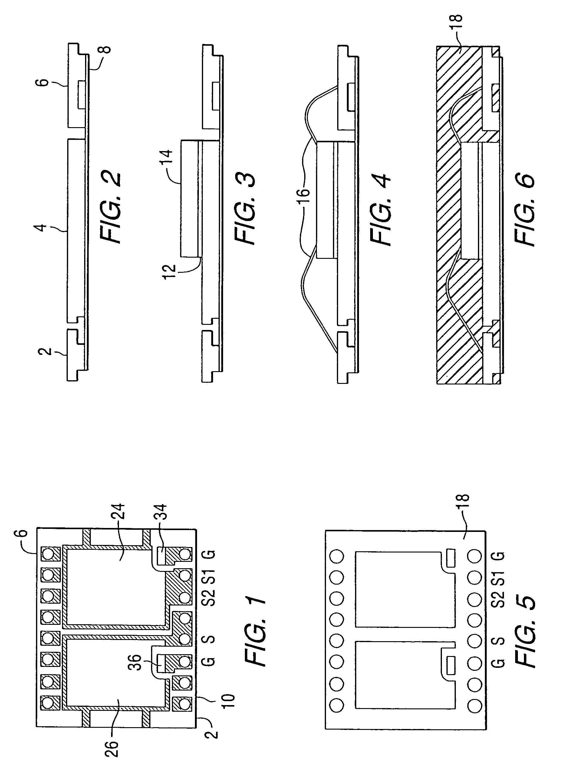 Multi-flip chip on lead frame on over molded IC package and method of assembly
