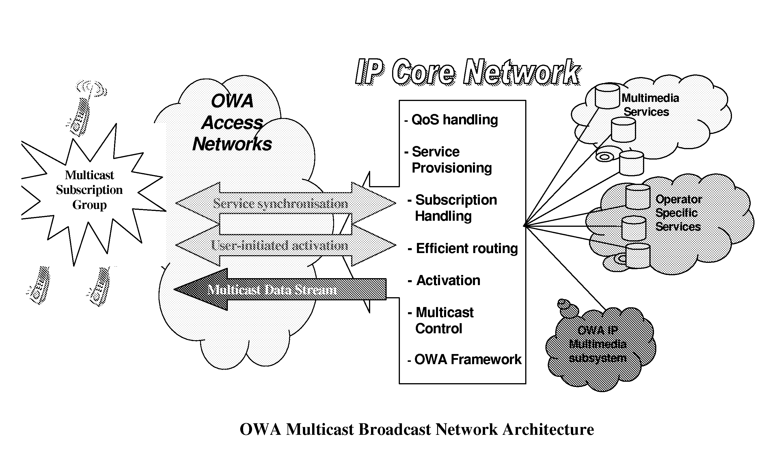 Owa converged network access architecture and method