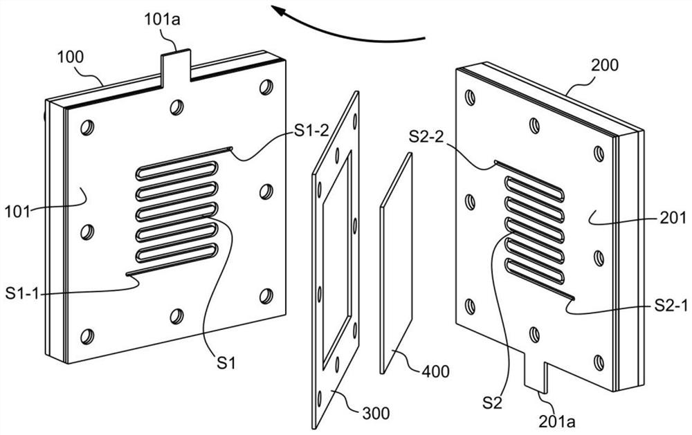 Micro electrochemical reactor based on micro-fluidic technology