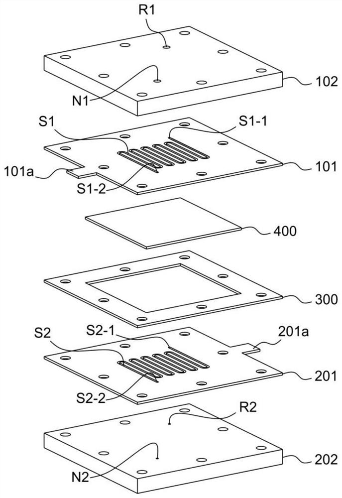 Micro electrochemical reactor based on micro-fluidic technology