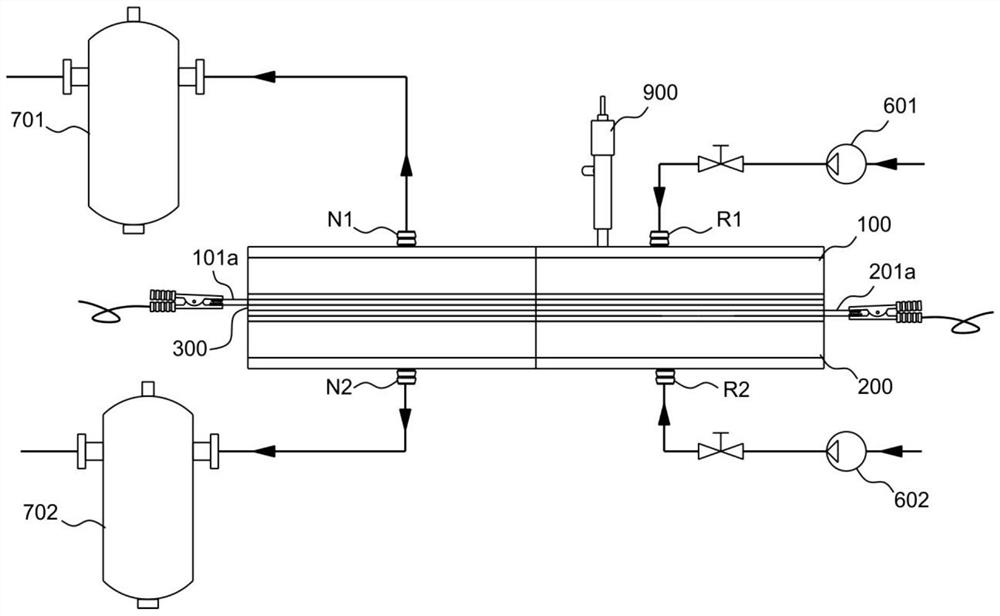 Micro electrochemical reactor based on micro-fluidic technology