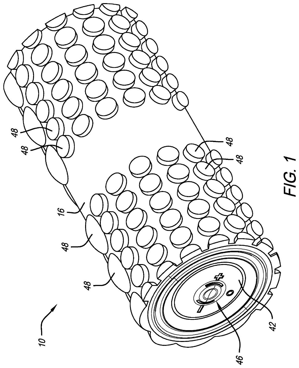 Vibrating massage roller with multiple motors