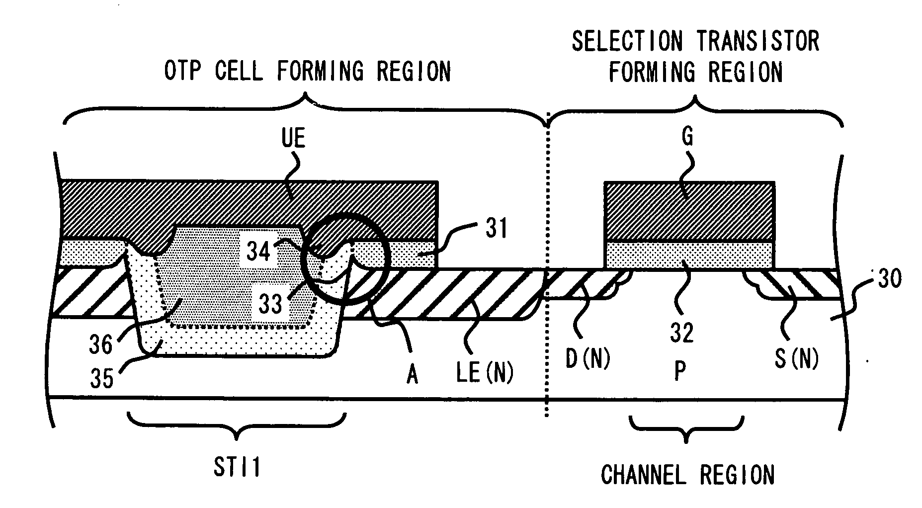 OTP memory cell, OTP memory, and method of manufacturing OTP memory cell