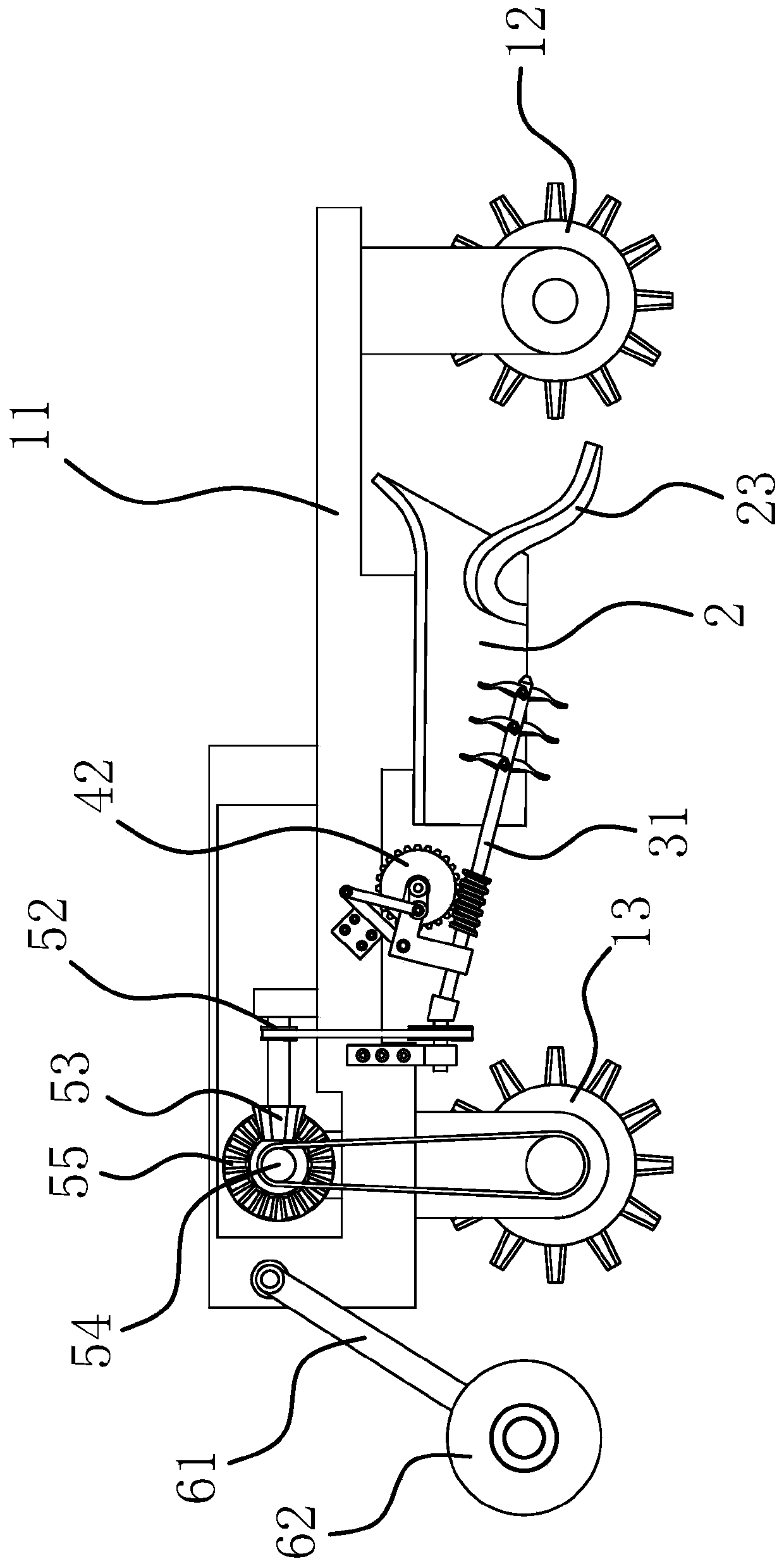 Paddy field soil turning and soil preparing integrated machine applicable to minimal tillage planting mode