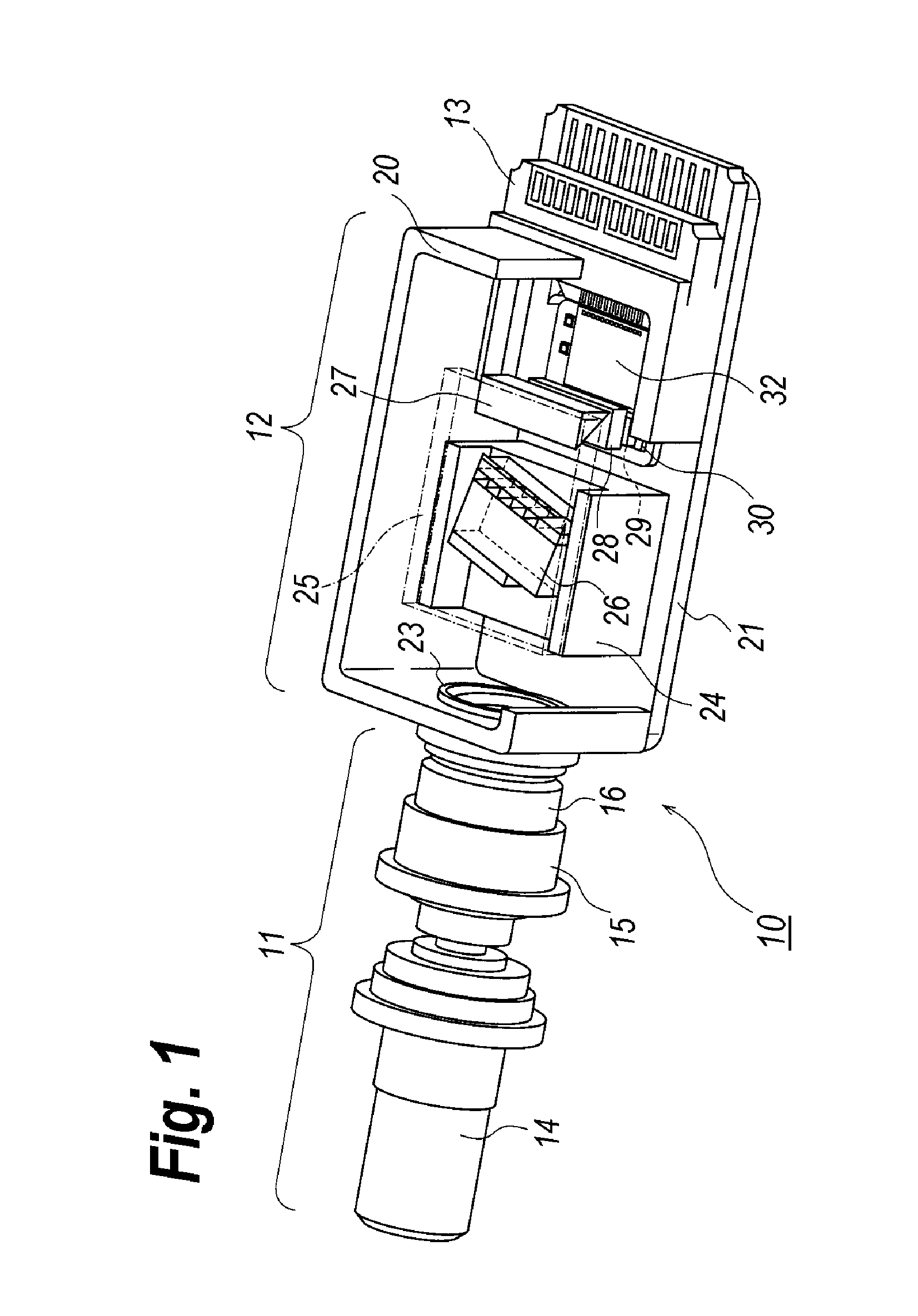 Receiver optical module for receiving wavelength multiplexed optical signals and method to assemble the same