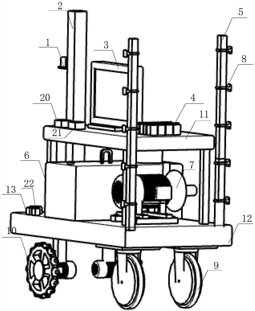 Greenhouse-applied autonomous navigation intelligent variable-amount-of-mist spraying system and a control method thereof