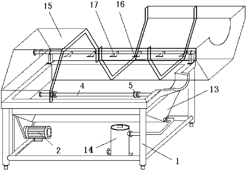 Method and device for continuously removing cell/bacterial lysis floccules