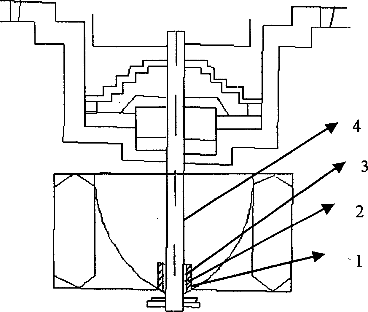 Structure for preventing freedom produced during installing indoor unit fan of air conditioner