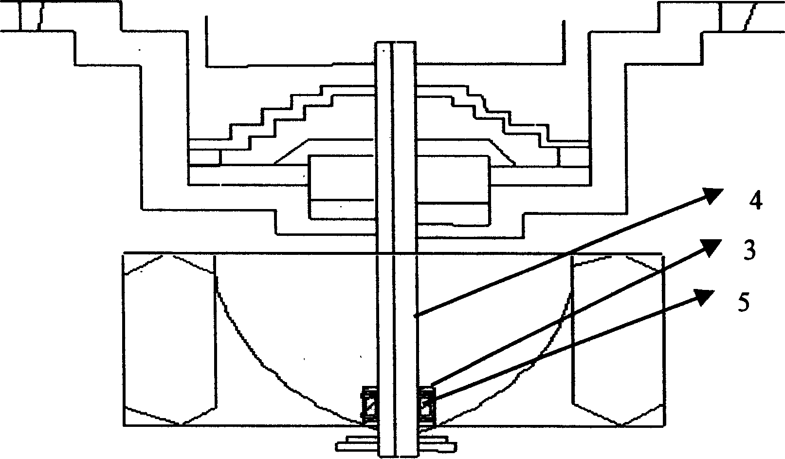 Structure for preventing freedom produced during installing indoor unit fan of air conditioner
