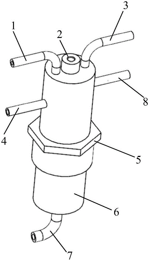 Pressure sensor cooling device applicable to high-temperature environment test