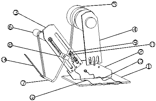 A detection device and control method for intermediate rubber for knitting machines