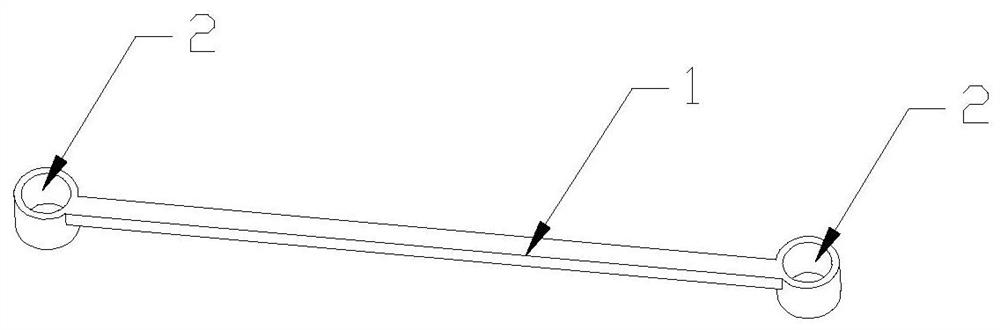 An anti-warping structure for injection molded parts