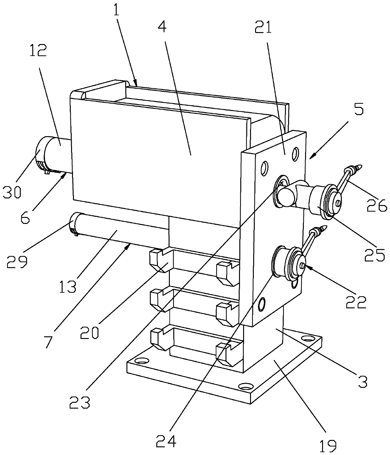 Bearing positioning device and installation method thereof