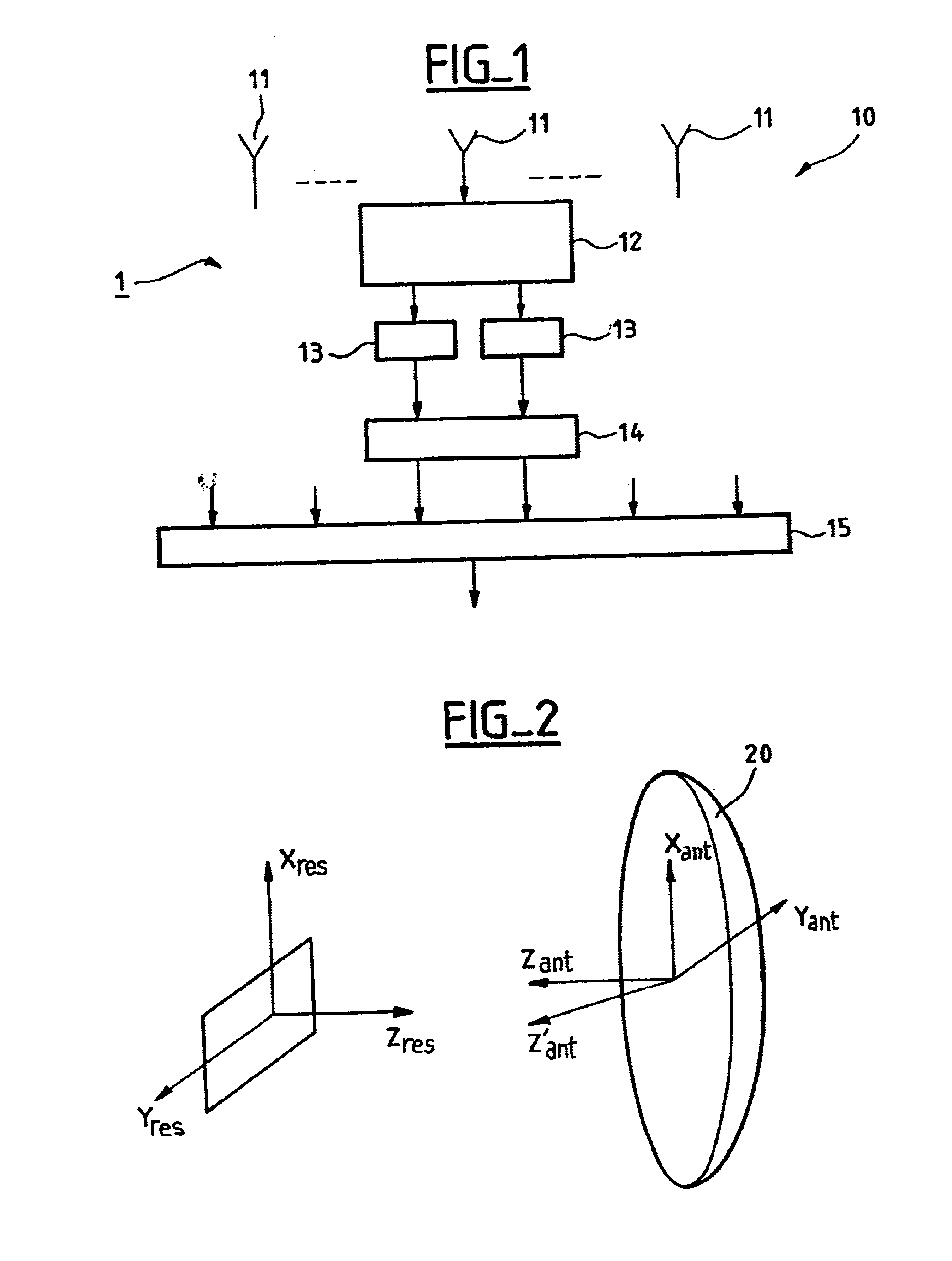Method of repointing a reflector array antenna