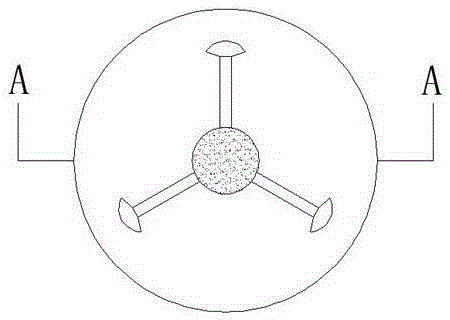 Novel tea leaf stirring-frying machine