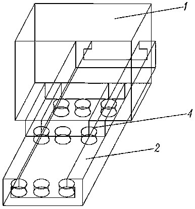 Outlet structure used for flexible escape channel