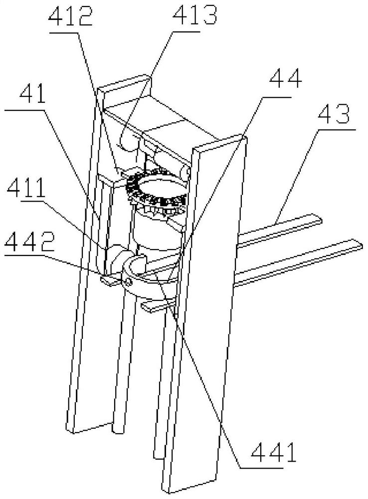 Blood smear dyeing device with groove