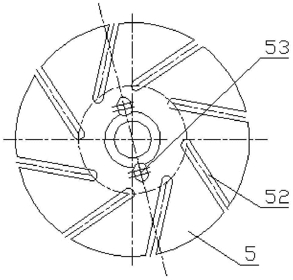 A double-acting vacuum pump