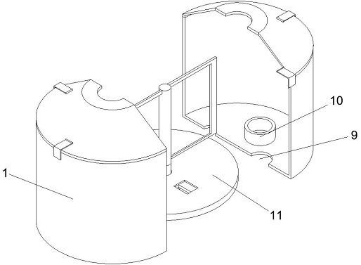 Modification device of modified bentonite for algae removal