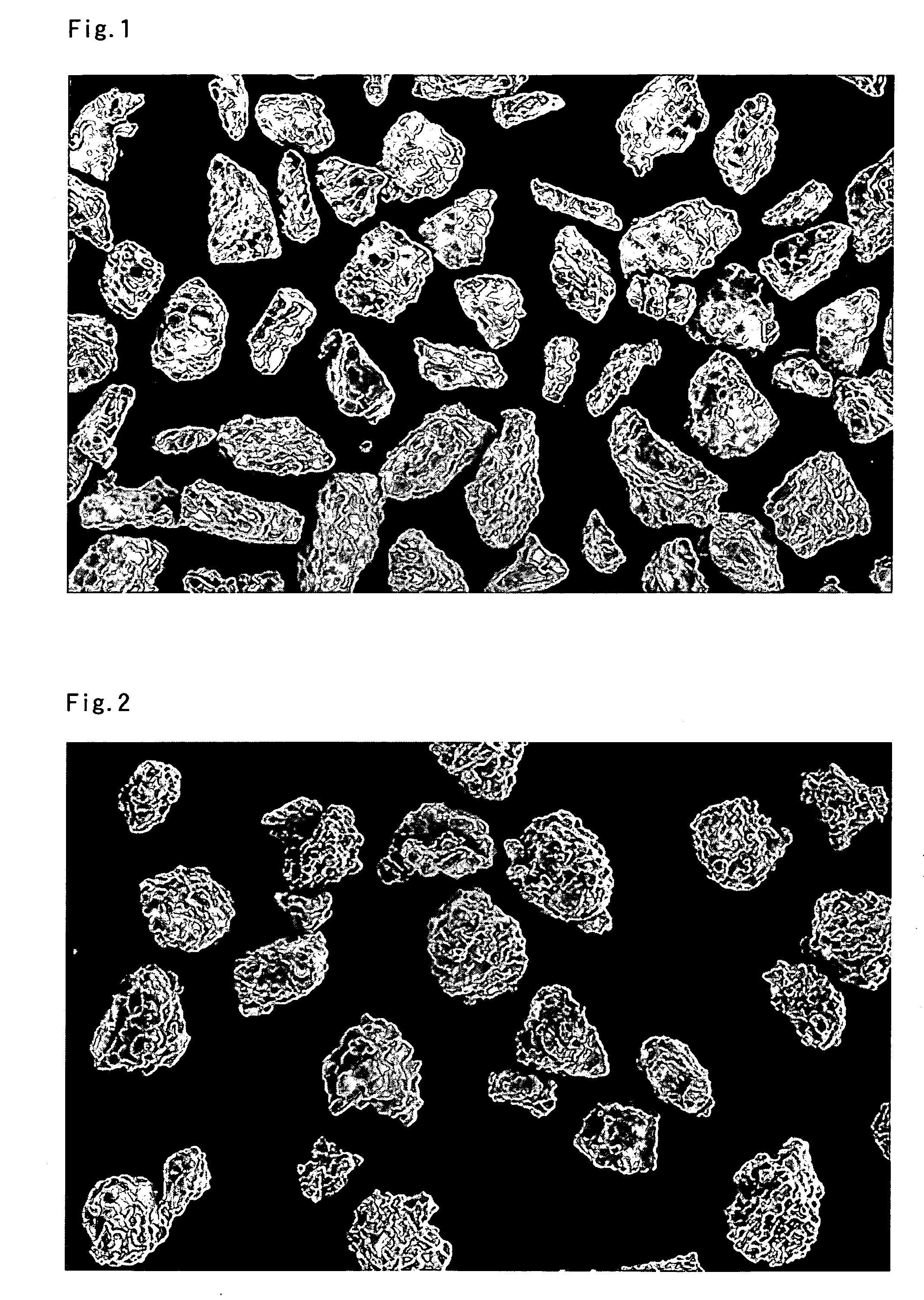 Irregular shaped ferrite carrier and electrophotographic developer using the ferrite carrier