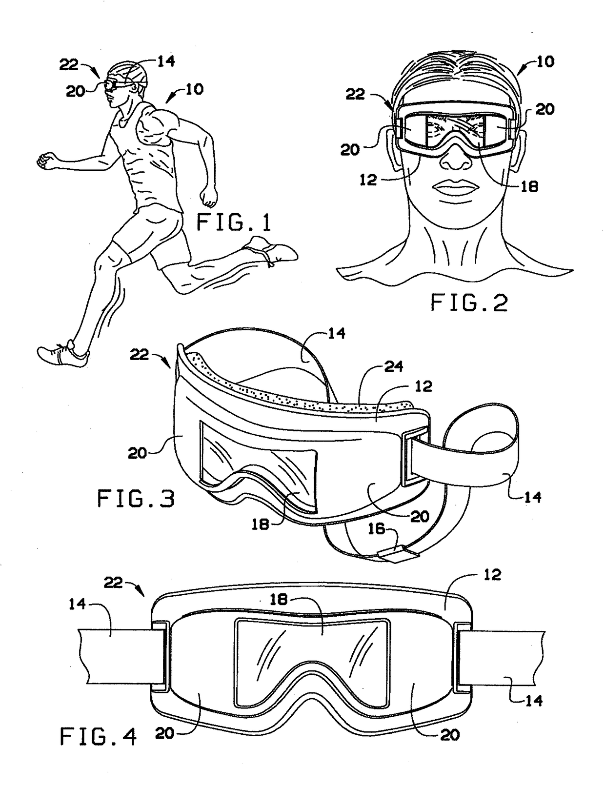 Goggles that eliminate a user's peripheral vision and enhance situational awareness while strengthening muscle memory