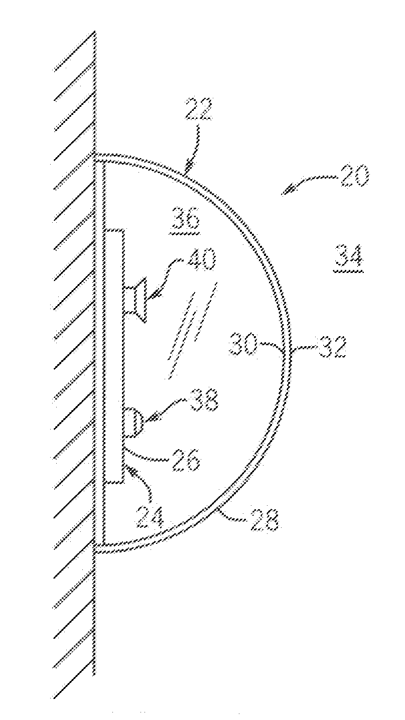 Luminous Flux Depreciation Notification System for Light Fixtures Incorporating Light Emitting Diode Sources