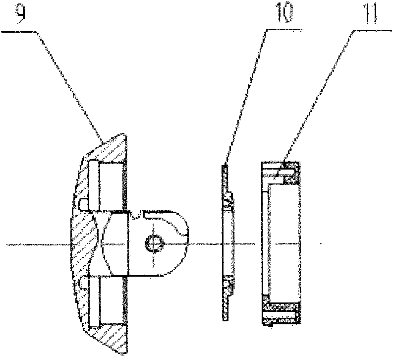 Side-falling nail-supporting seat components and anastomat using side-falling nail seat components